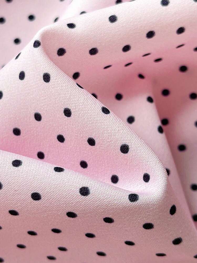Women's Polka Dot Halter Mini Dress – Romantic V-Neck Summer Vacation Outfit, Minimalist and Sexy Style